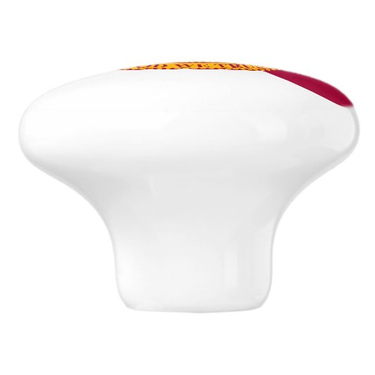 vlag van Florida Keramische Knop (Zijkant)