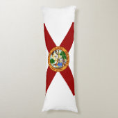 vlag van Florida Lichaamskussen (Voorkant Verticaal)