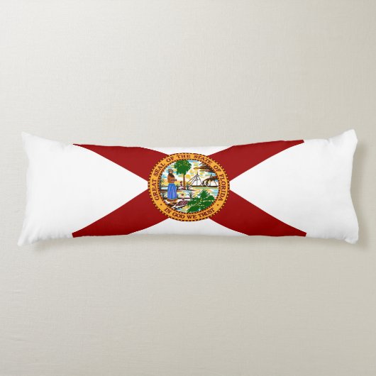 vlag van Florida Lichaamskussen (Voorkant)