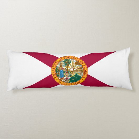 Vlag van Florida Lichaamskussen (Achterkant)