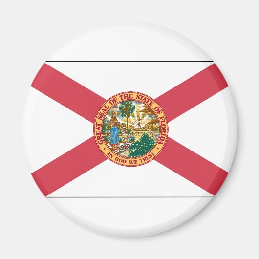 vlag van Florida Magneet (Voorkant)