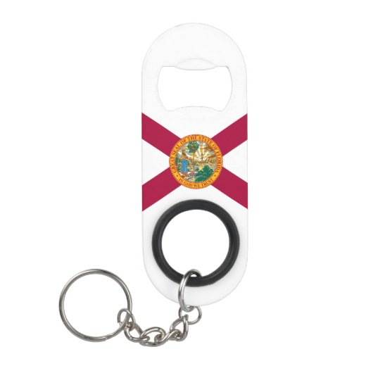 Vlag van Florida Mini Flessenopener (Voorkant)