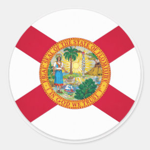 Vlag van Florida – Officiële zegel Patriottisch