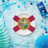 Vlag van Florida Papieren Bordje (Feest)