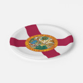 Vlag van Florida Papieren Bordje (Gekanteld)