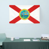 Vlag van FLORIDA -.png Spandoek (Beurs)