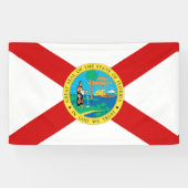 Vlag van FLORIDA -.png Spandoek (Horizontaal)