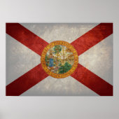 Vlag van Florida Poster (Voorkant)
