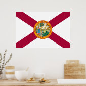 vlag van Florida Poster (Keuken)