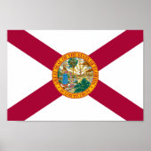 vlag van Florida Poster (Voorkant)