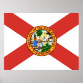 Vlag van Florida Poster (Voorkant)