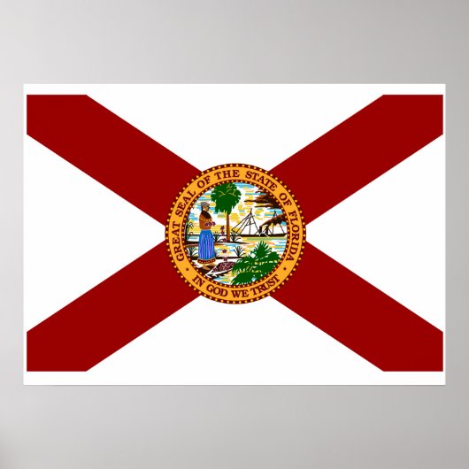 vlag van Florida Poster (Voorkant)