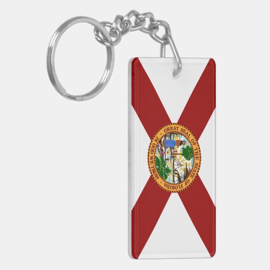 vlag van Florida Sleutelhanger (Voorkant Links)