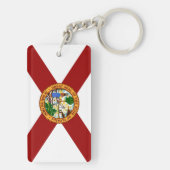 vlag van Florida Sleutelhanger (achterkant)