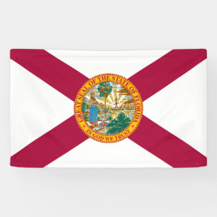 Vlag van Florida Spandoek