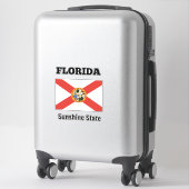 Vlag van Florida Sticker (Koffer)