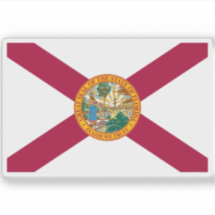 Vlag van Florida Sticker