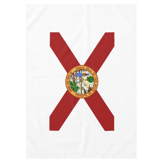 vlag van Florida Tafelkleed (Voorkant)