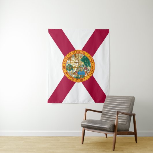 Vlag van Florida Wandkleed (In situ)