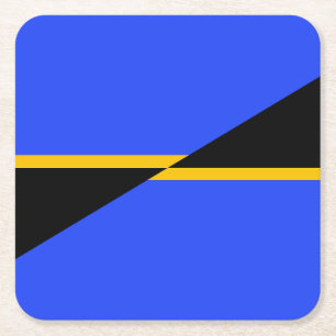 Vlag van Folsom, Californië Kartonnen Onderzetters