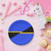 Vlag van Folsom, Californië Papieren Bordje (Feest)