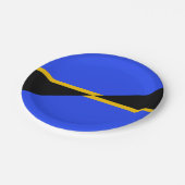 Vlag van Folsom, Californië Papieren Bordje (Gekanteld)