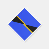 Vlag van Folsom, Californië Servet (Hoek)