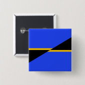 Vlag van Folsom, Californië Vierkante Button 5,1 Cm (Voorkant /achterkant)