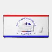 Vlag van Fort Lauderdale, Florida Bureaumat (Keyboard & Muis)