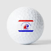 Vlag van Fort Lauderdale, Florida Golfballen (Voorkant)