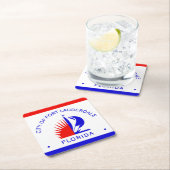 Vlag van Fort Lauderdale, Florida Kartonnen Onderzetters (Insitu)