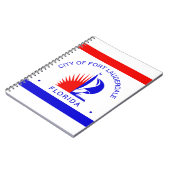 Vlag van Fort Lauderdale, Florida Notitieboek (Linkerzijde)