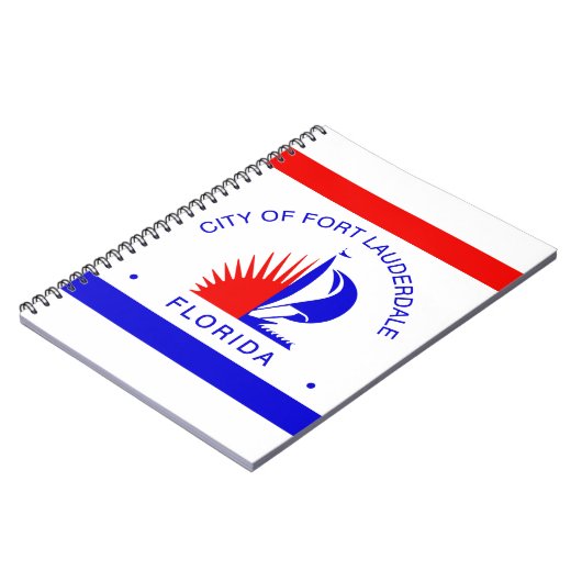 Vlag van Fort Lauderdale, Florida Notitieboek (Linkerzijde)