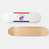 Vlag van Fort Lauderdale, Florida Persoonlijk Skateboard (Horizontaal)