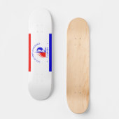 Vlag van Fort Lauderdale, Florida Persoonlijk Skateboard (Voorkant)