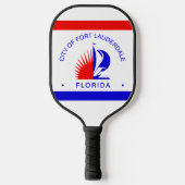 Vlag van Fort Lauderdale, Florida Pickleball Paddle (Voorkant)