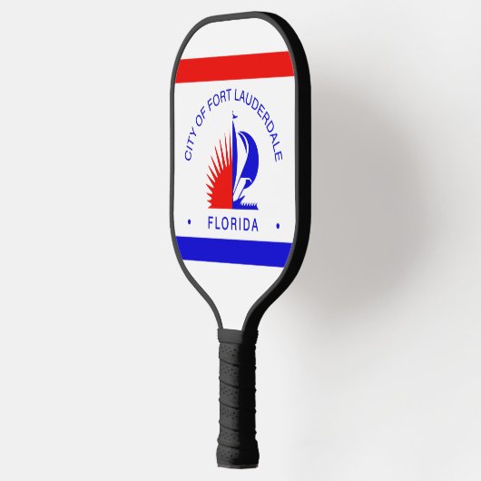 Vlag van Fort Lauderdale, Florida Pickleball Paddle (Links)