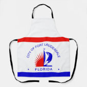 Vlag van Fort Lauderdale, Florida Schort (Voorkant)