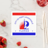 Vlag van Fort Lauderdale, Florida Servet (Insitu)