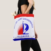 Vlag van Fort Lauderdale, Florida Tote Bag (Dichtbij)