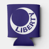 Vlag van Fort Moultrie, South Carolina Blikjeskoeler (Achterkant)