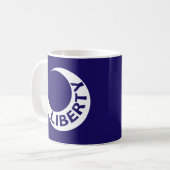 Vlag van Fort Moultrie, South Carolina Coffee Mok (Voorkant links)