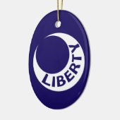 Vlag van Fort Moultrie, South Carolina Keramisch Ornament (Links)