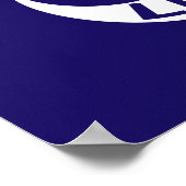 Vlag van Fort Moultrie, South Carolina Poster (Hoek)