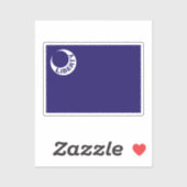 Vlag van Fort Moultrie, South Carolina. Sticker (Vel)