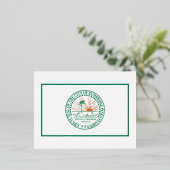 Vlag van Fort Pembroke Pines, Florida Folie Feestdagen Briefkaart (Staand Voorkant)