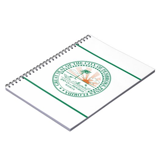 Vlag van Fort Pembroke Pines, Florida Notitieboek (Linkerzijde)