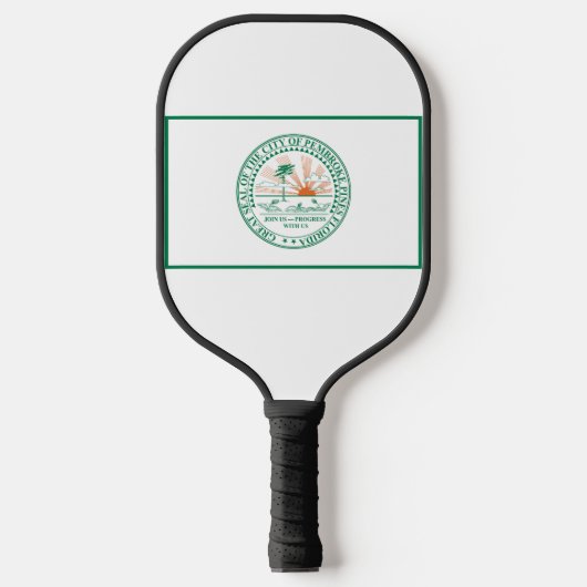 Vlag van Fort Pembroke Pines, Florida Pickleball Paddle (Voorkant)