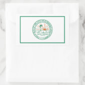 Vlag van Fort Pembroke Pines, Florida Rechthoekige Sticker (Tas)
