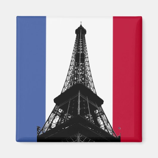 Vlag van France Magnet (Voorkant)